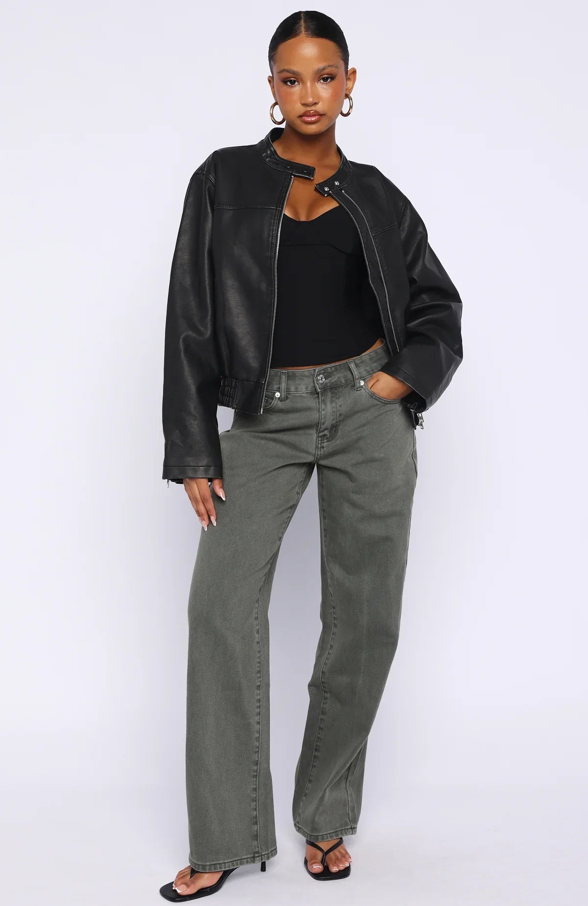 Put In Effort Jacket Black