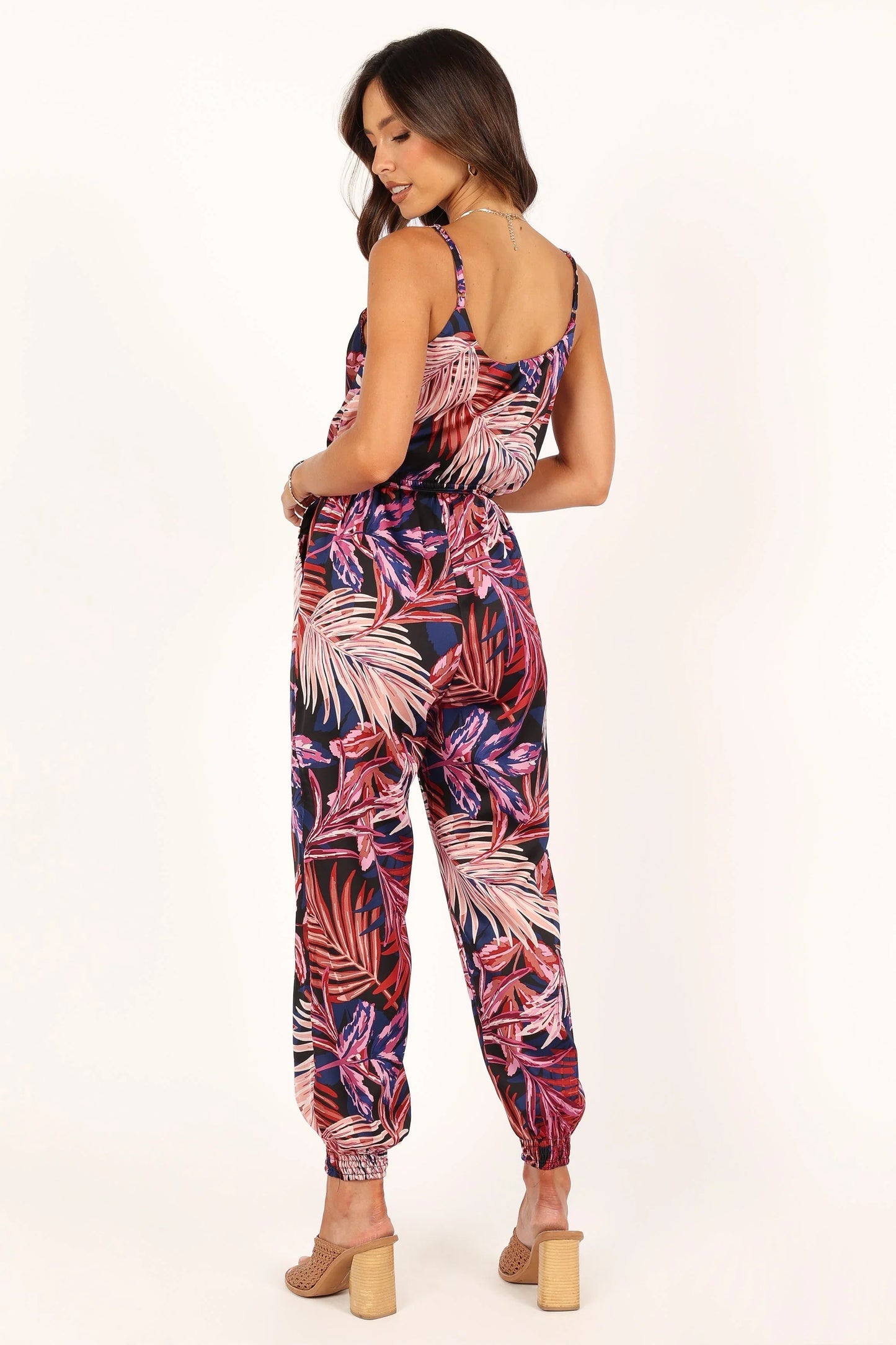 Praiano Jumpsuit Palm Print