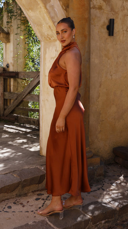 Esther Maxi Dress Copper