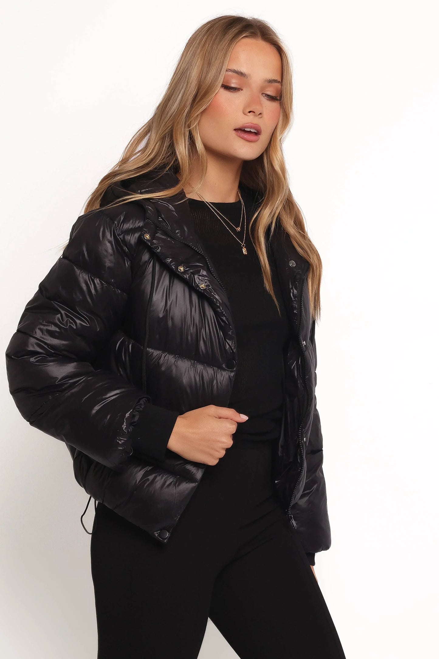 Archie Puffer Jacket Black