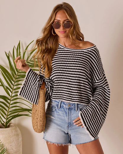 Raymar Contrast Stripe Sweater