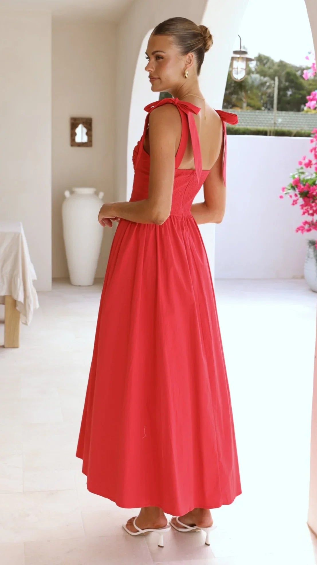 Haisley Maxi Dress Red