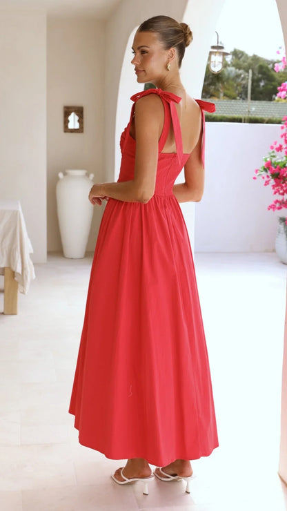 Haisley Maxi Dress Red