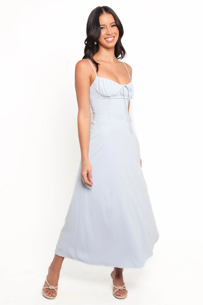 Nadina Midi Dress Soft Blue