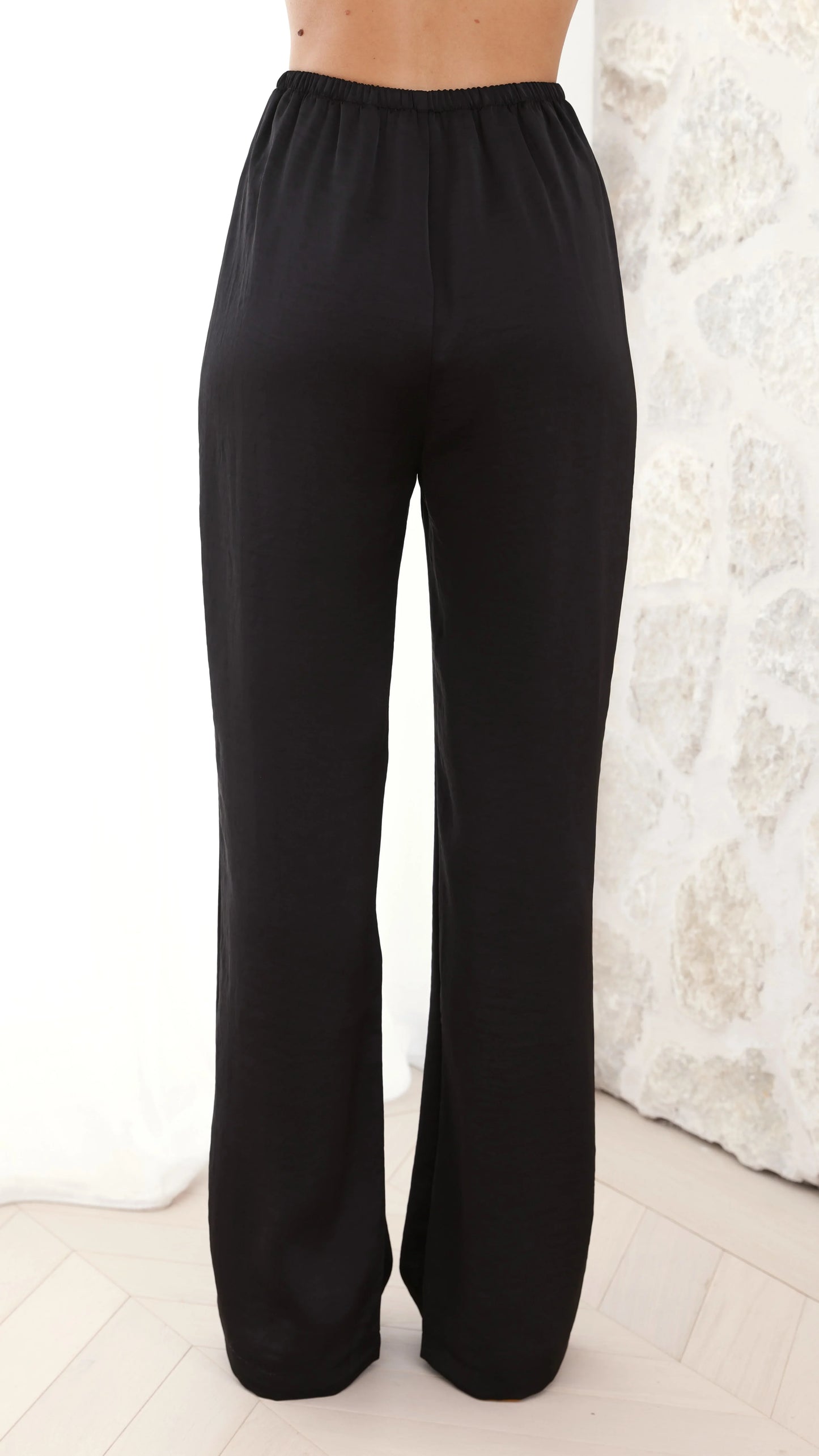 Imogen Button Pants Black
