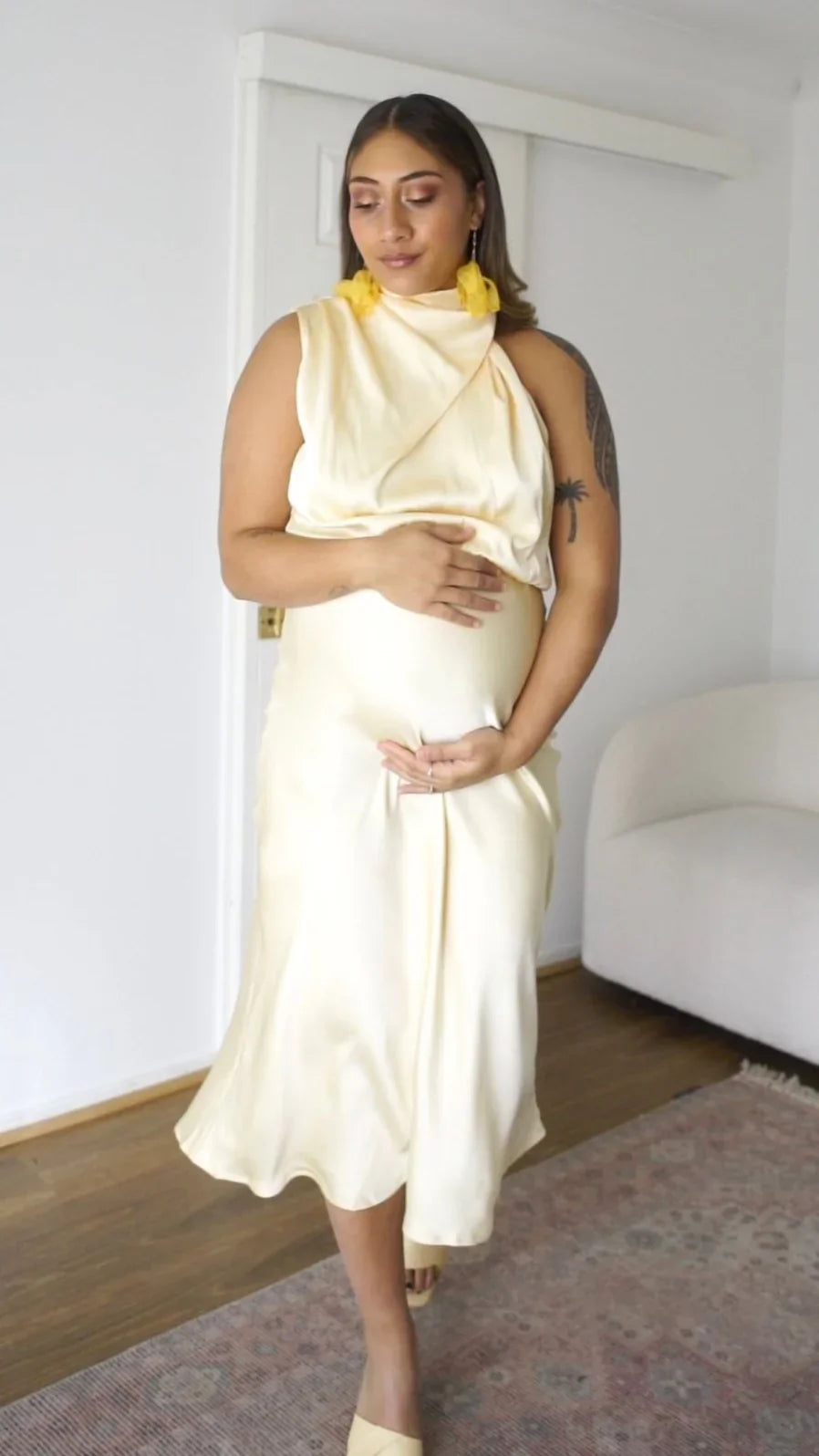 Esther Maxi Dress Lemon