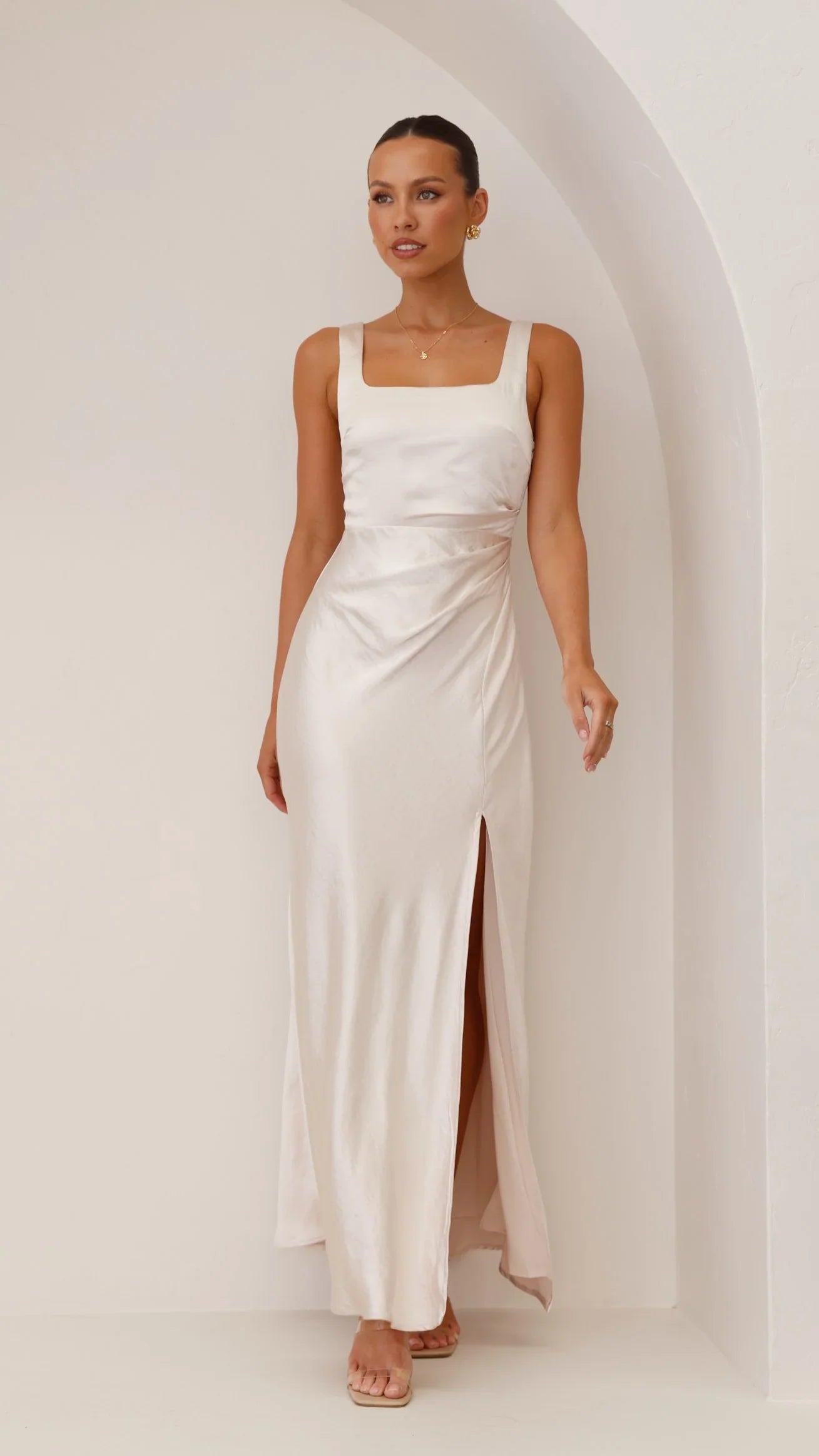 Alaria Maxi Dress Champagne