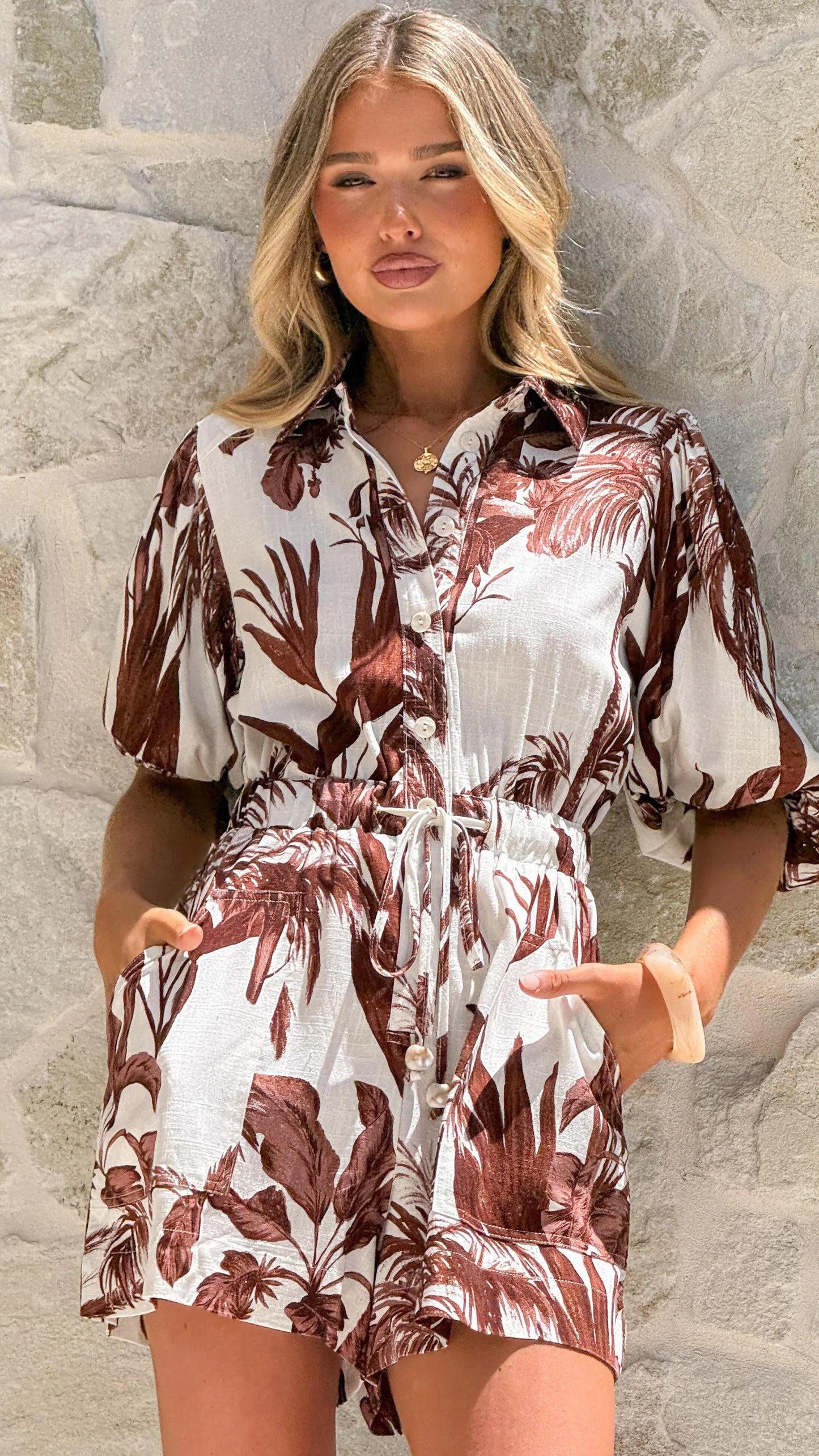 Dayna Playsuit Ipanema Print