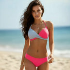 Push Up Halter Bikini Set