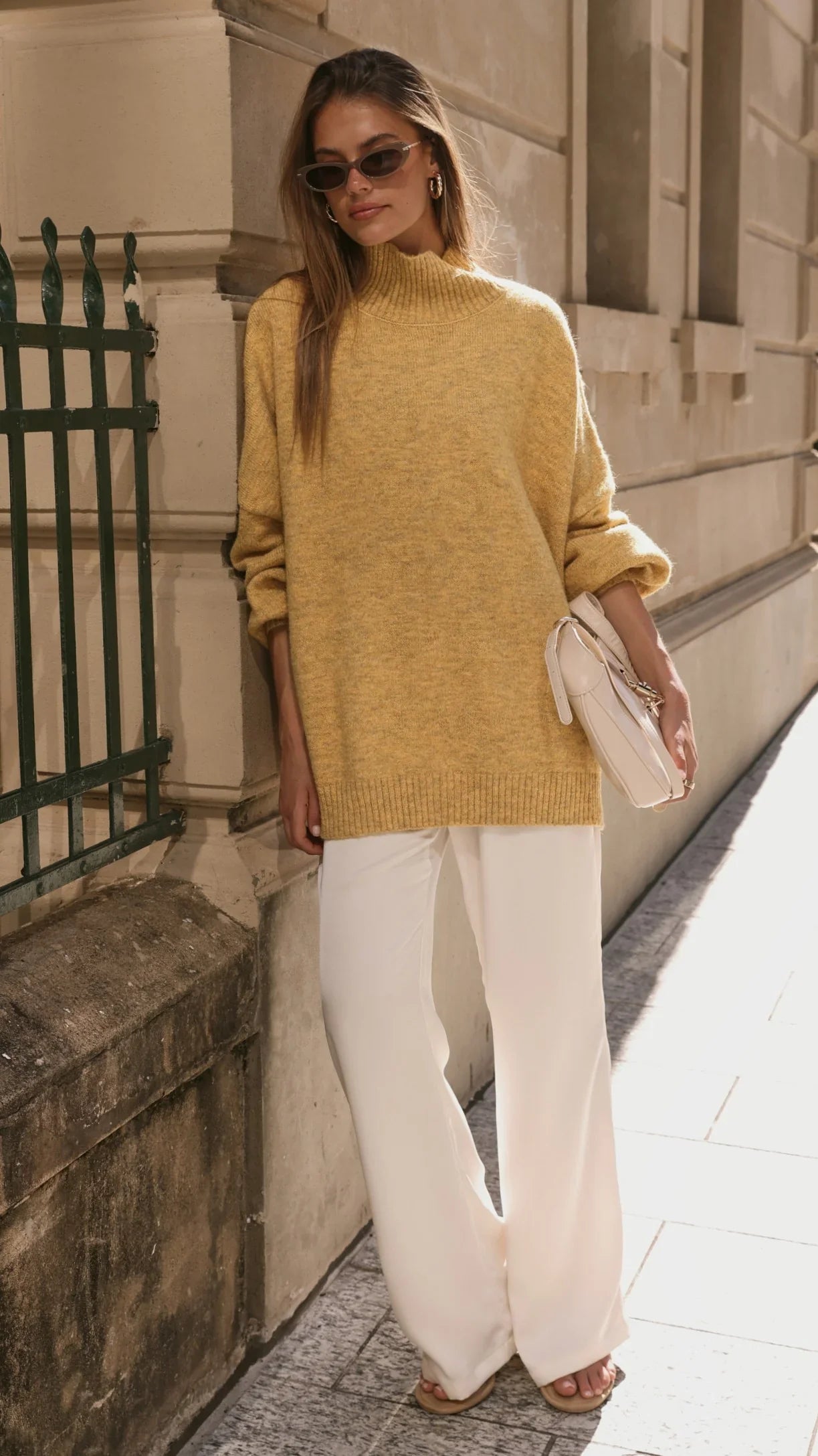 Harita Knitted Sweater Mustard