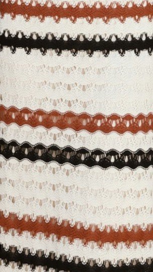 Kamali Maxi Skirt Natural Stripe