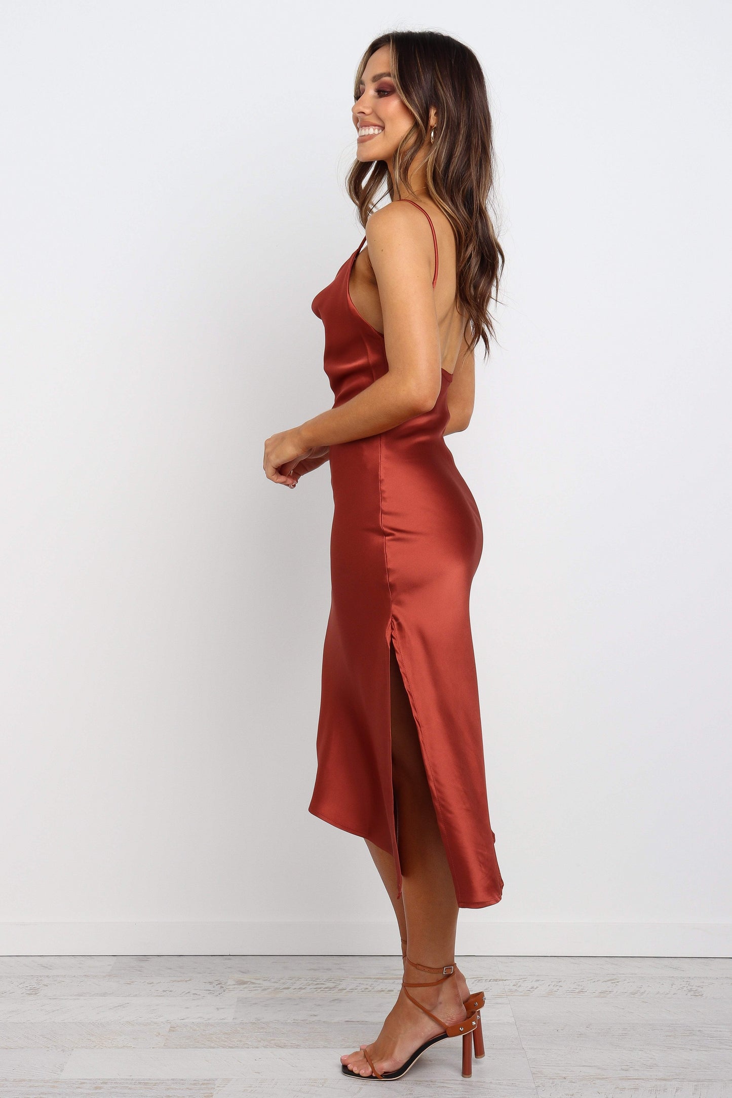 Cyprus Dress Rust