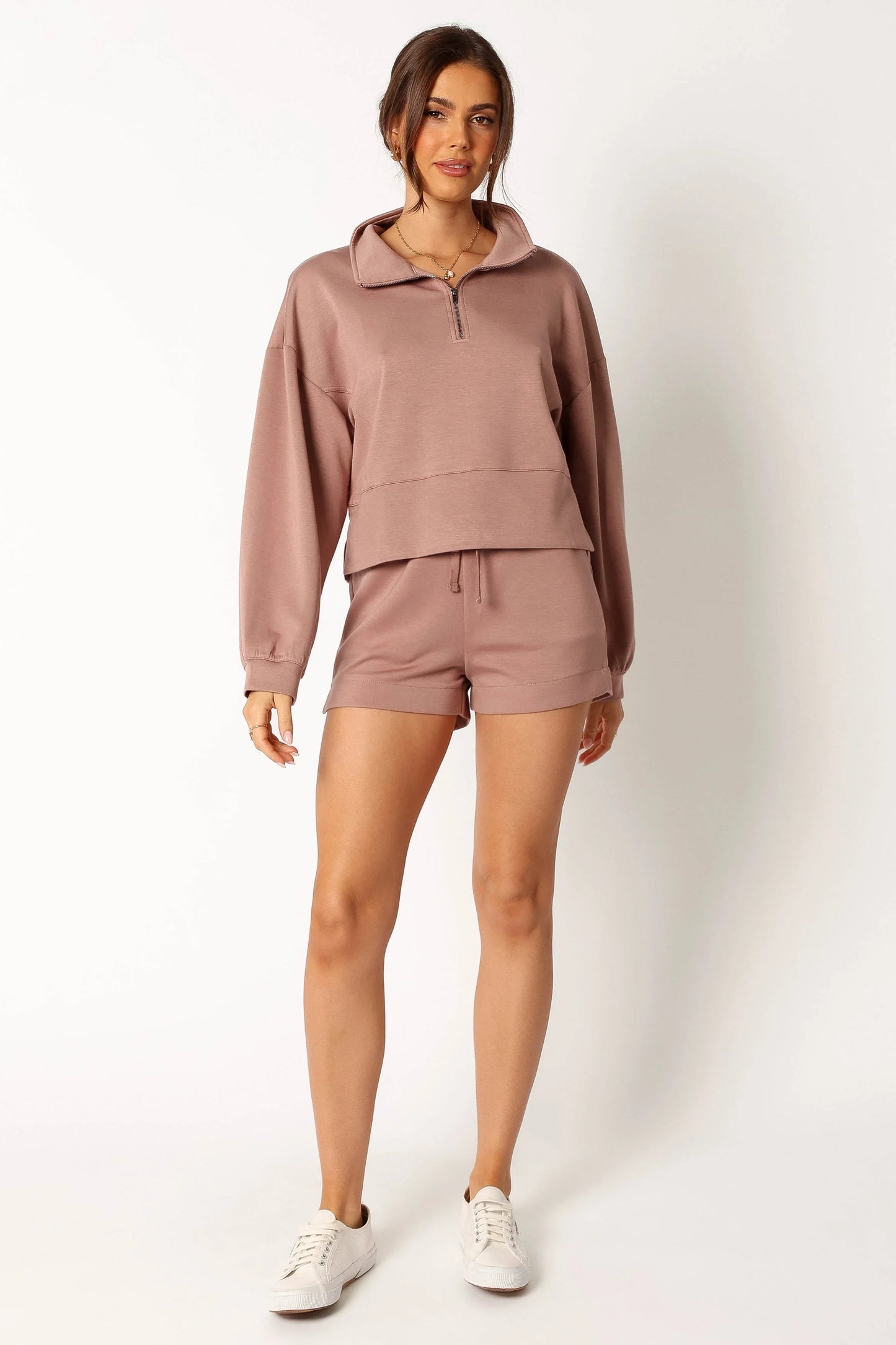 Paula Oversized Sweat Set Mocha