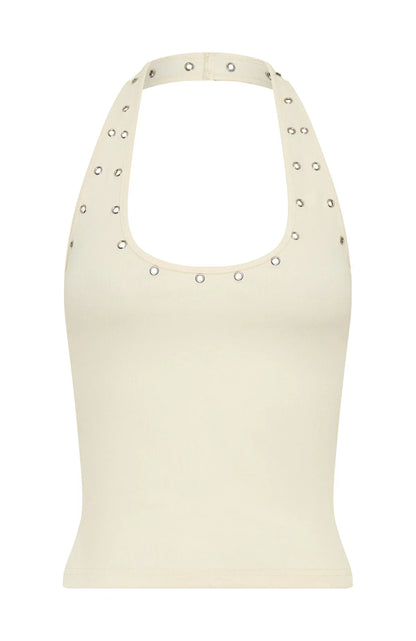 Lost Souls Halter Top Cream