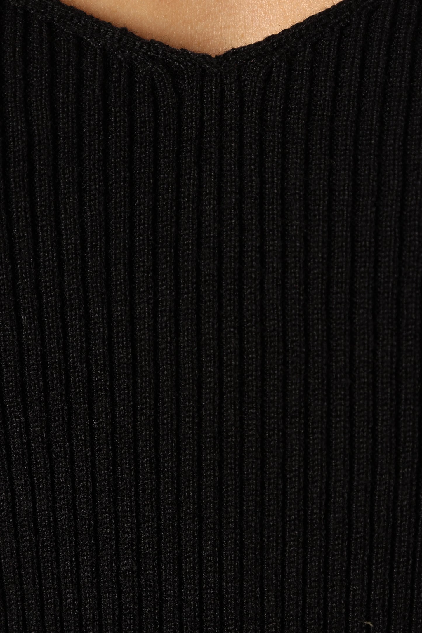 Jupiter Long Sleeve Knit Top Black