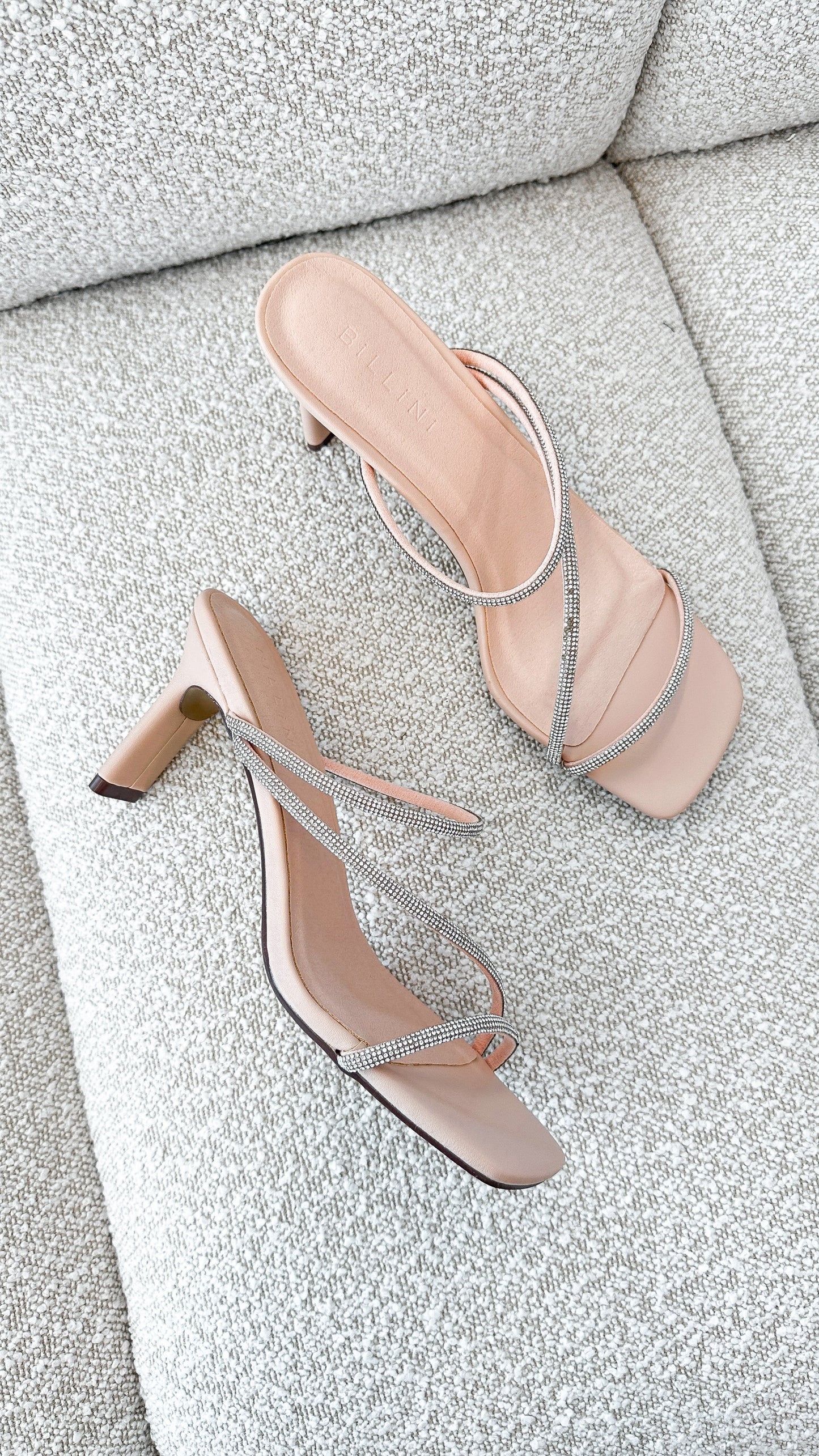 Femi Heel Nude Diamante