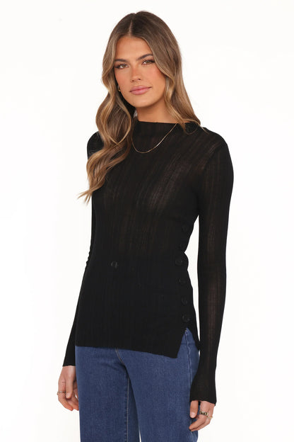 Delphine Top Black