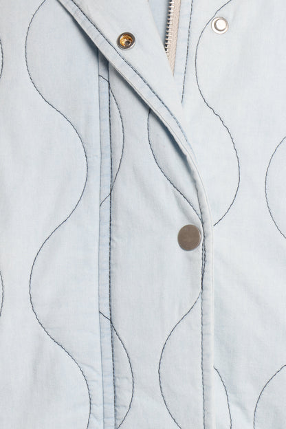 Keah Quilted Jacket Blue