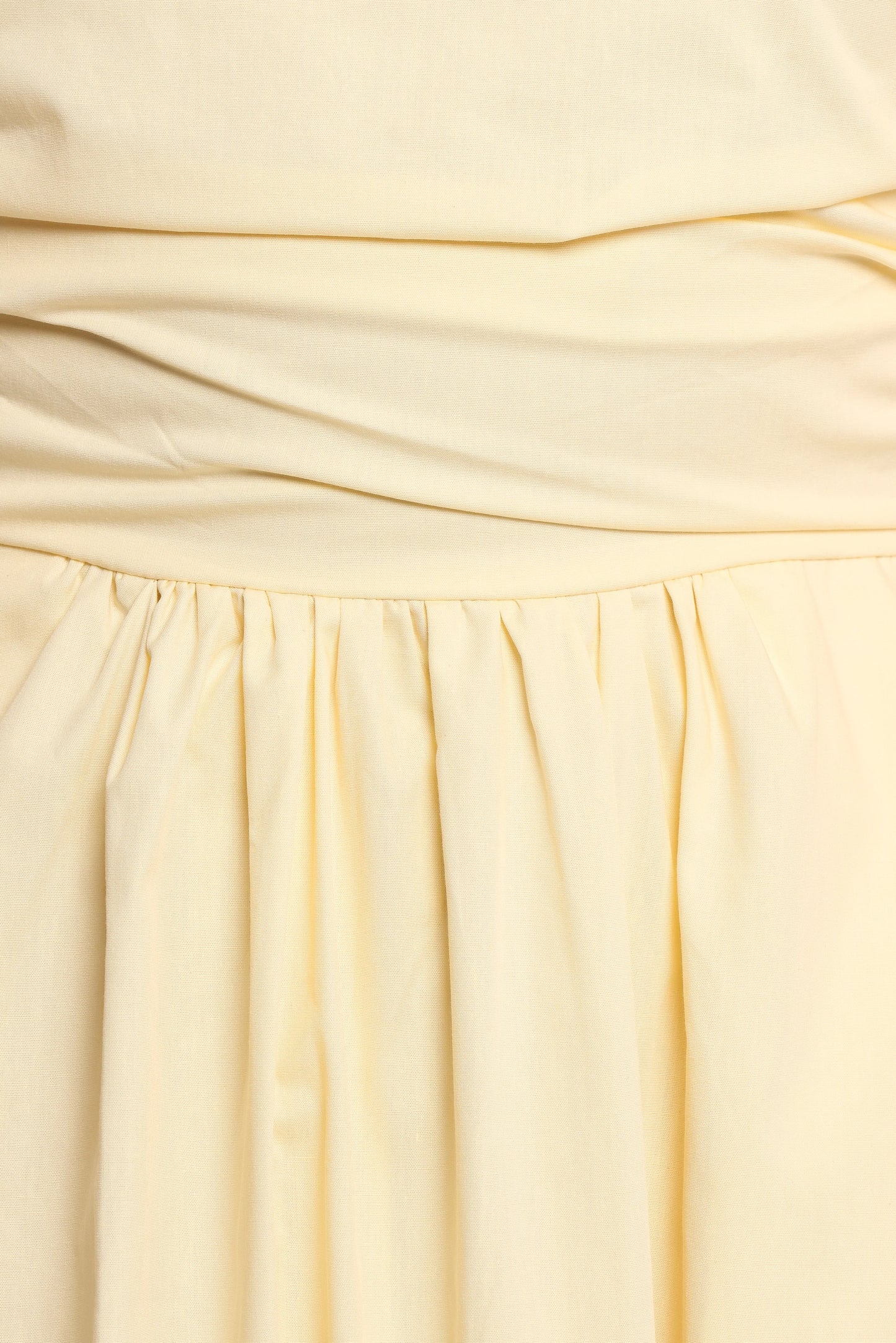Clo Puff Sleeve Midi Dress Yellow