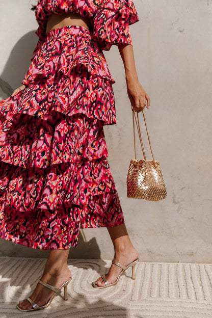 Valentina Embellished Bag Gold