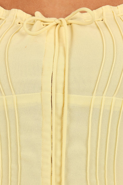 Alice Corset Top Honeysuckle Yellow