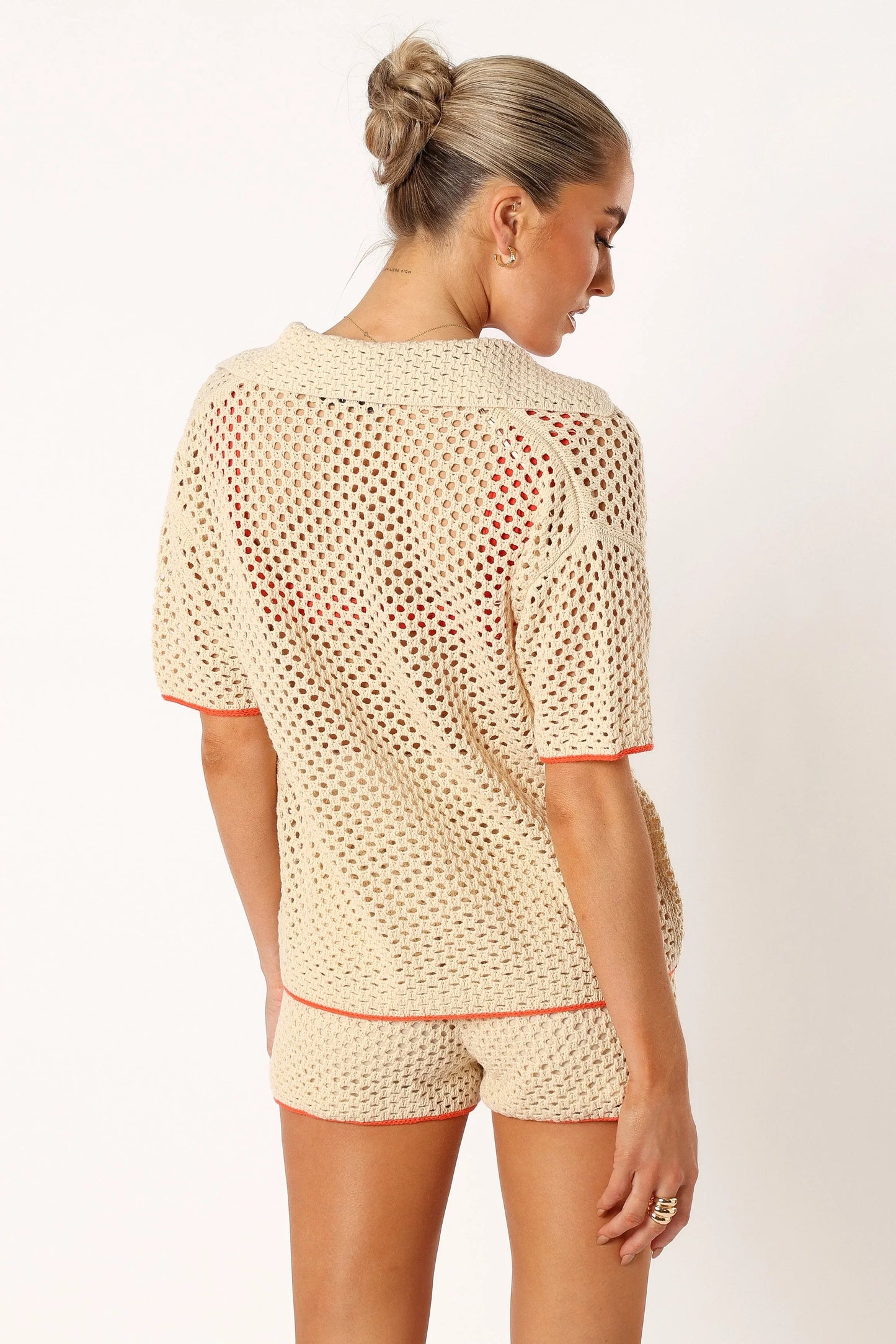 Val Knit Short Beige