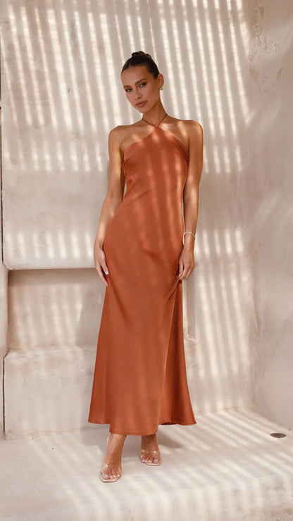 Chiara Maxi Dress Copper