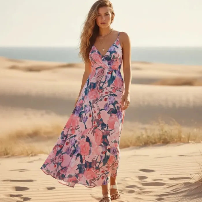 Boho Floral Maxi Dress