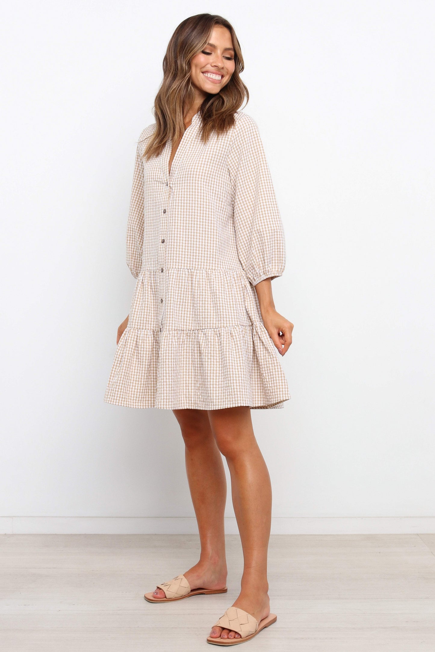 Daria Dress Beige