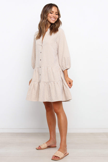 Daria Dress Beige