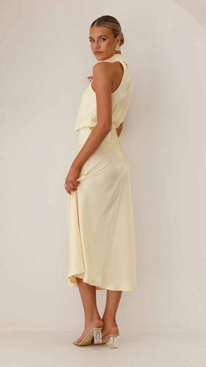 Esther Maxi Dress Lemon