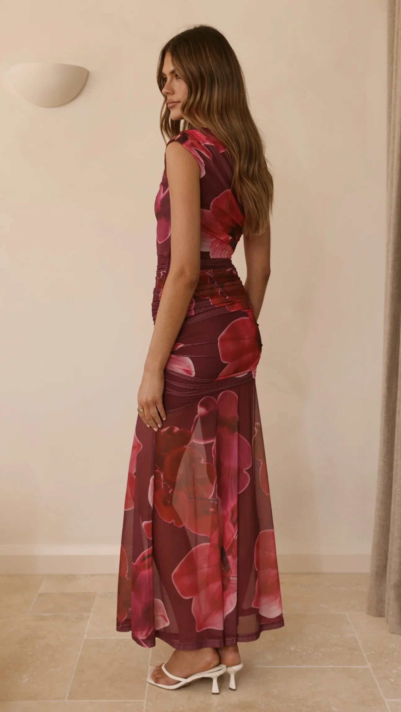 Delara Maxi Dress Fuchsia