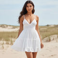 Sleeveless Boho Babydoll Mini Dress