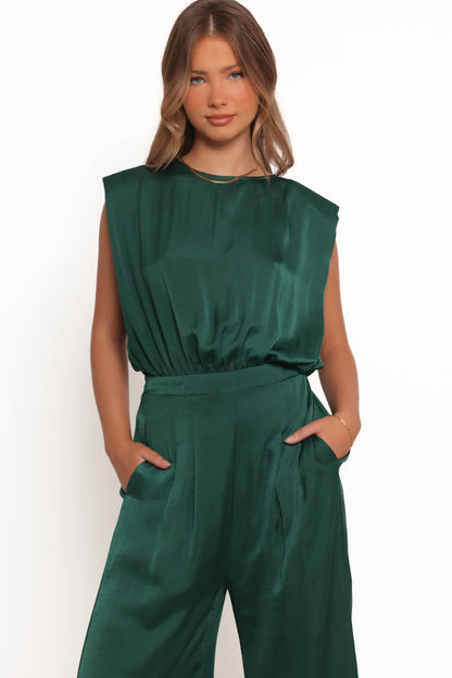 Rema Jumpsuit Dark Green
