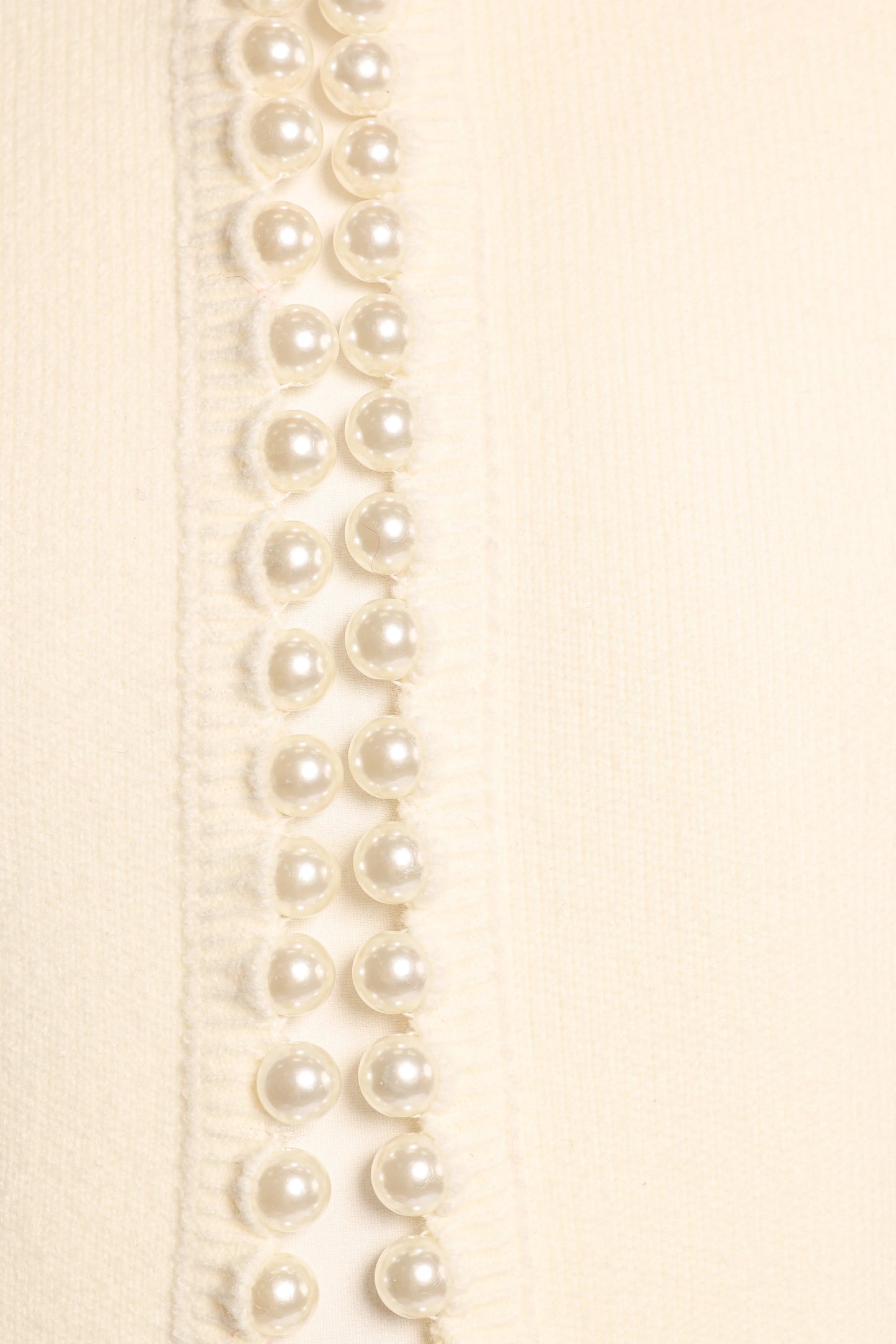Bloom Pearl Knit Cardigan Cream