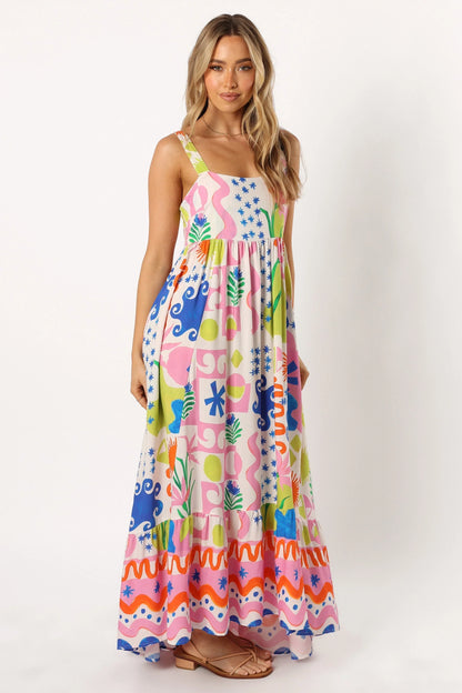 Greer Maxi Dress Mercedes Print
