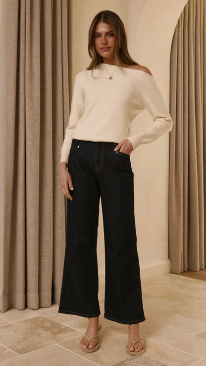 Briella Boat Neck Sweater Butter