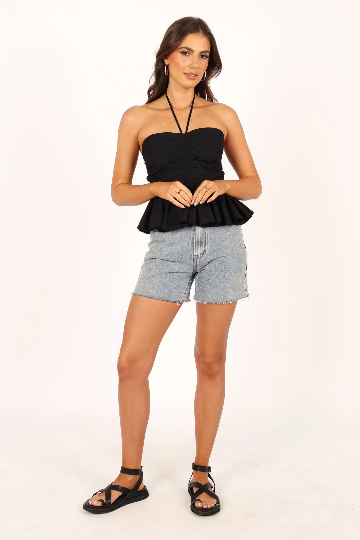 Dede Halter Top Black