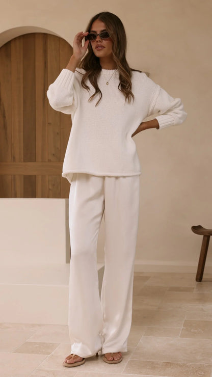 Jase Knit White