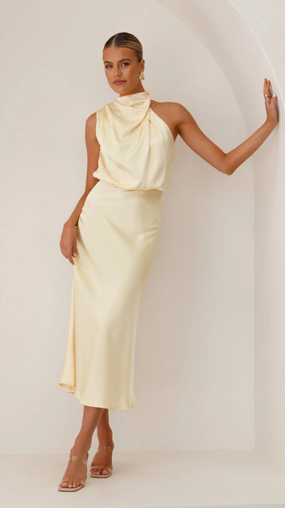 Esther Maxi Dress Lemon