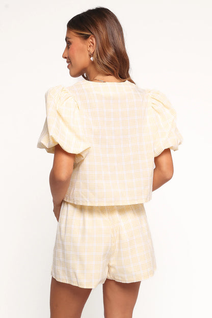 Hanna Short Set Yellow