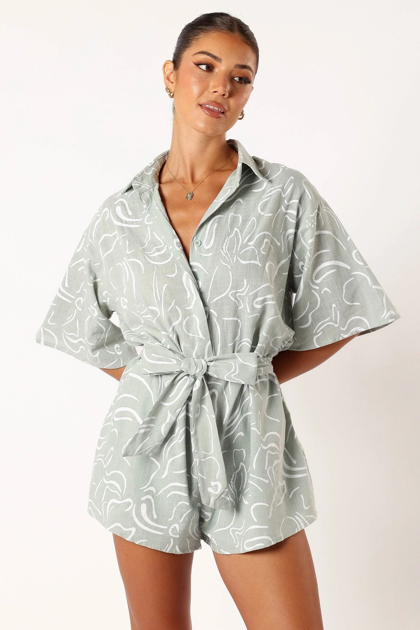 Kellie Romper Sage