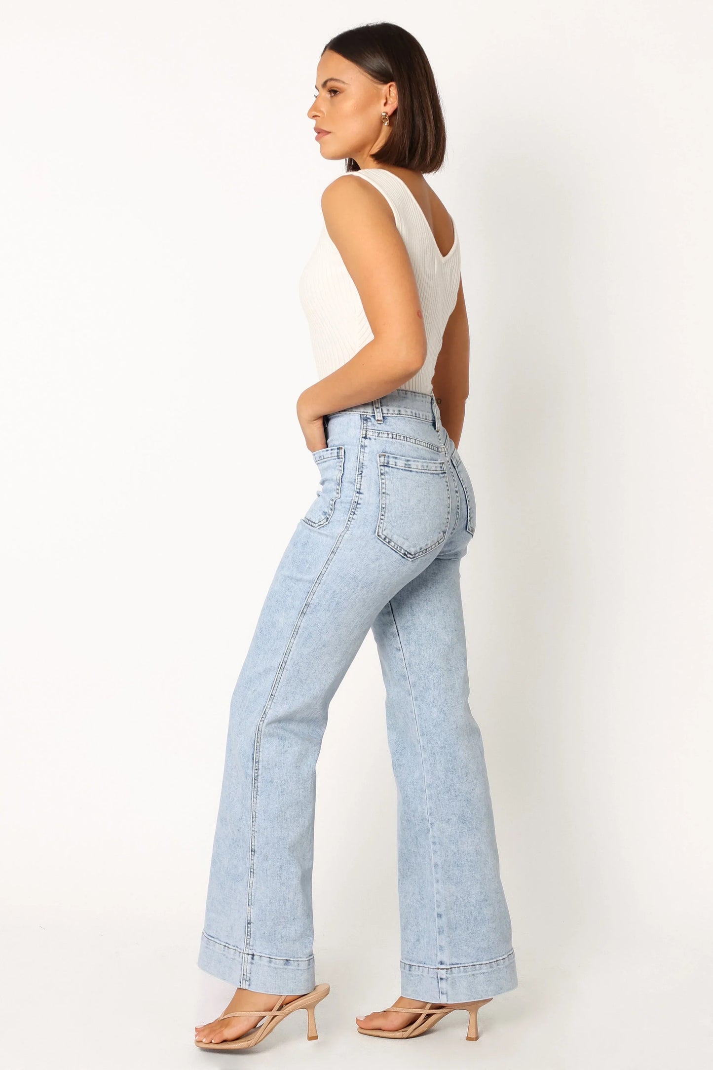 Nico Wide Leg Jean Blue