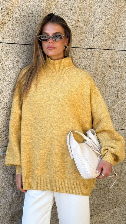 Harita Knitted Sweater Mustard