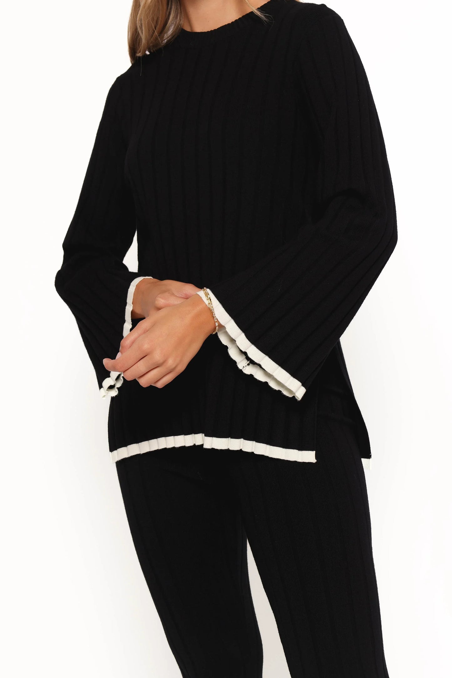 Dora Knit Top Black