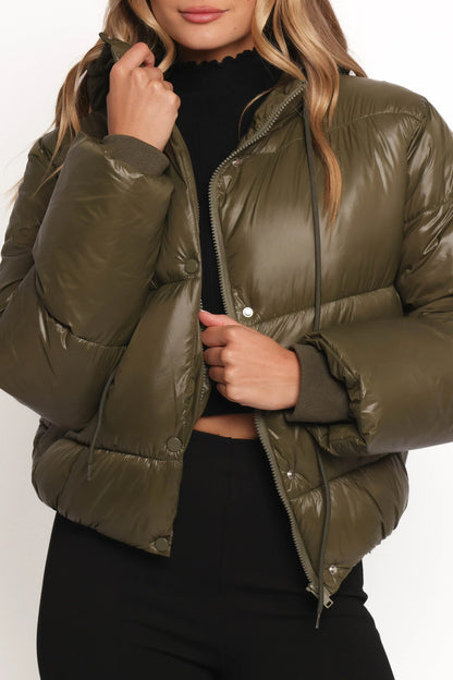 Archie Puffer Jacket Olive