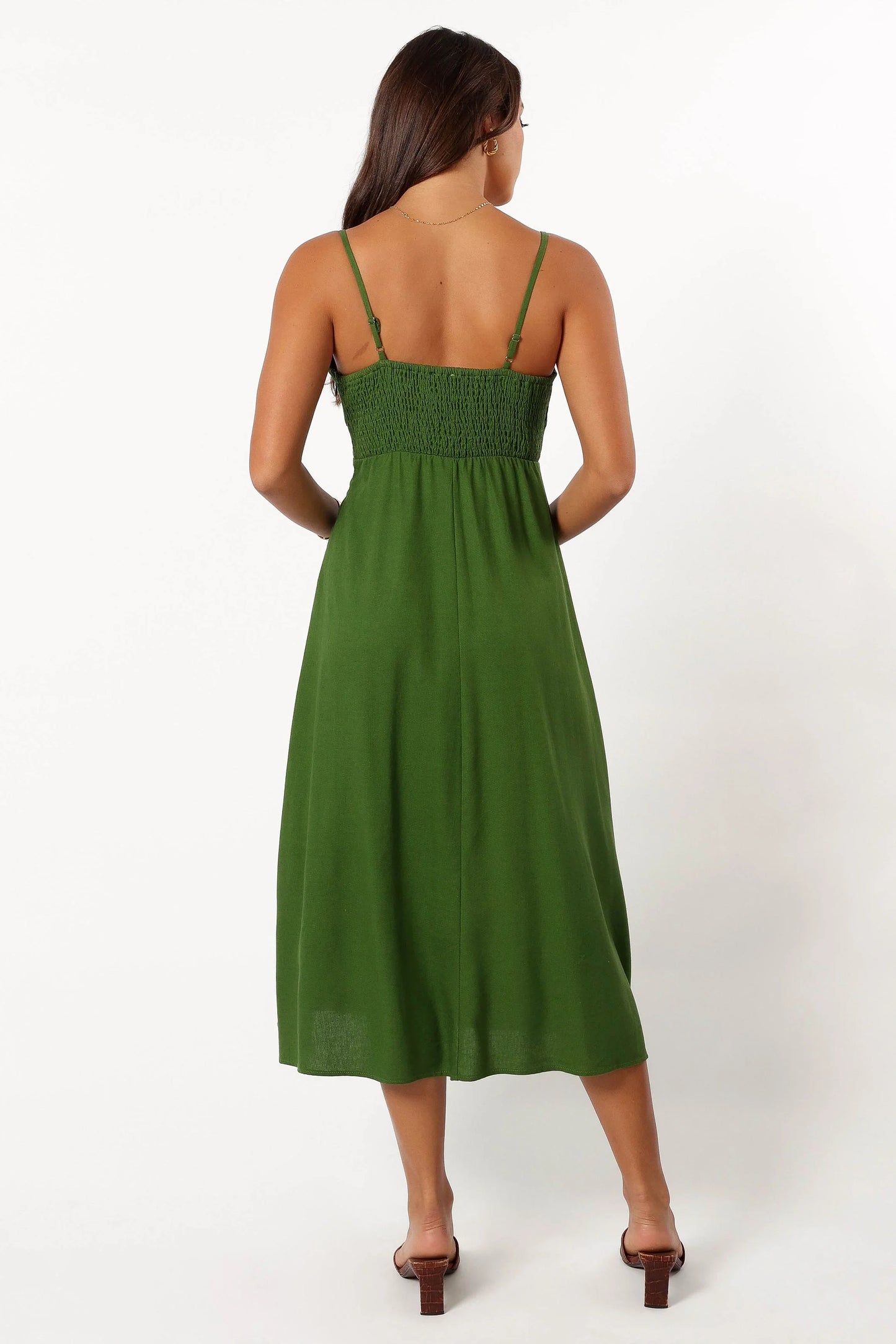 Darby Midi Dress Ibiza Green