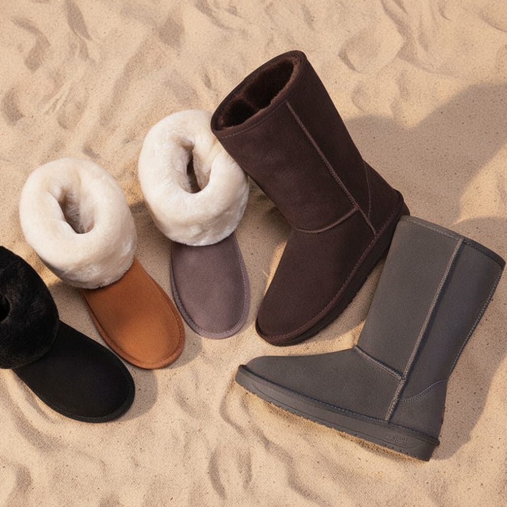 Faux Fur Waterproof Winter Boots