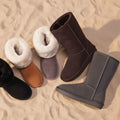 Faux Fur Waterproof Winter Boots