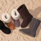 Faux Fur Waterproof Winter Boots